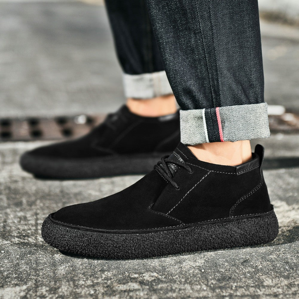 black-chukka boots