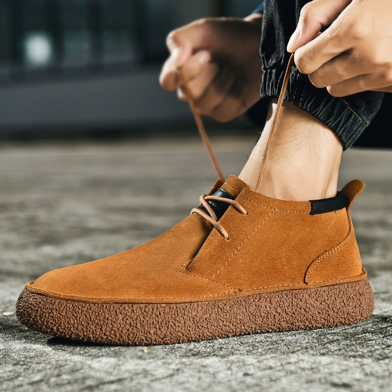brown-chukka boots