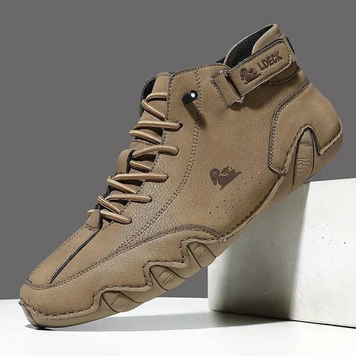 dark brown-casual shoes