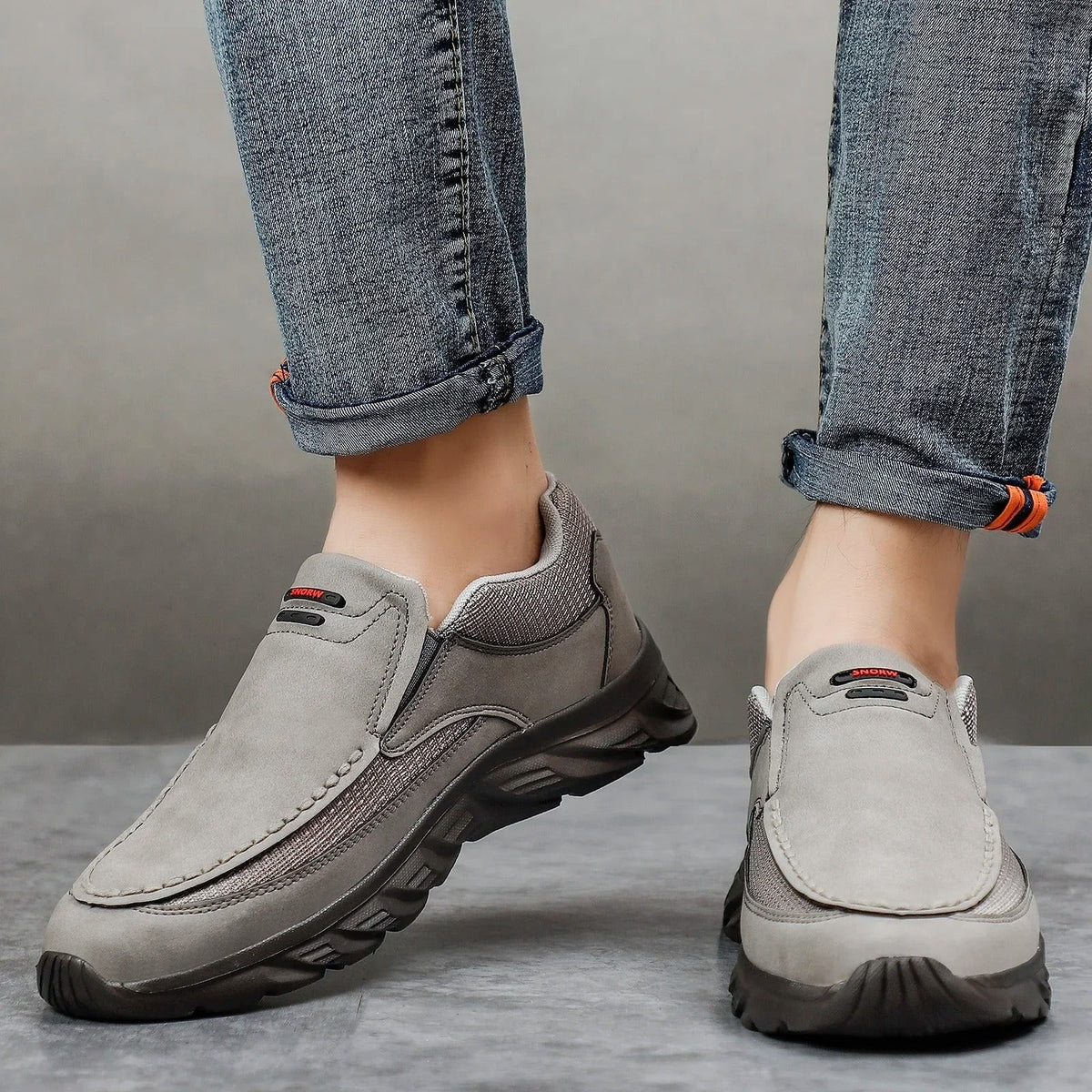 gray-casual shoes
