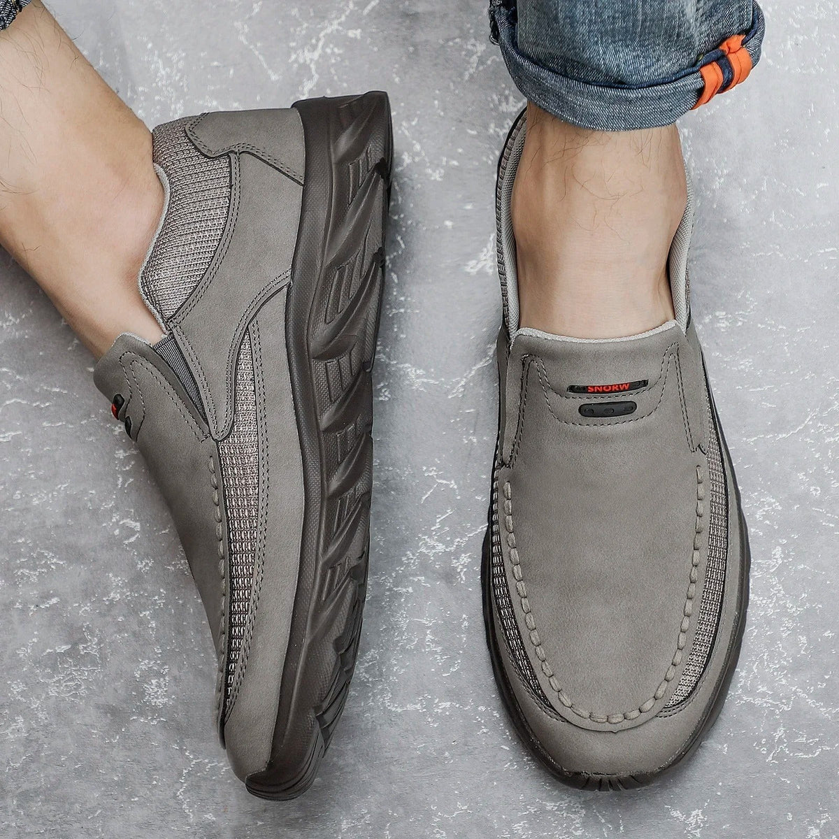gray-casual shoes