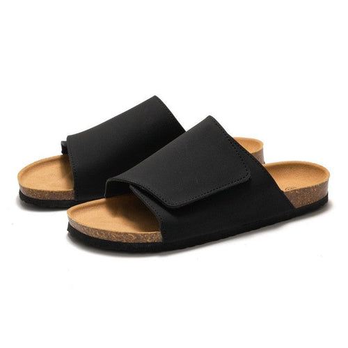 Cade cork sandals - Black
