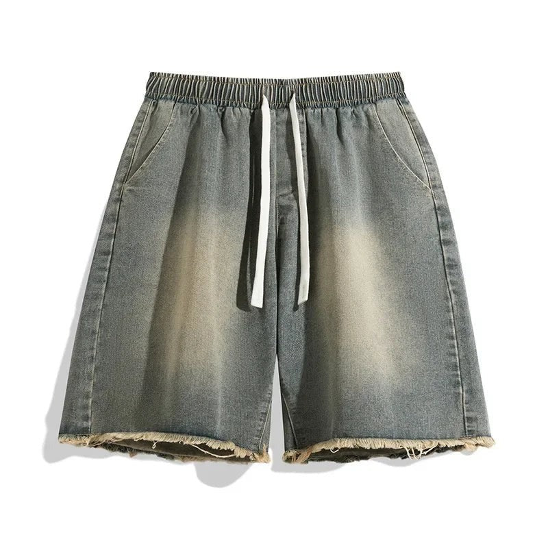 Cade denim shorts - Gray