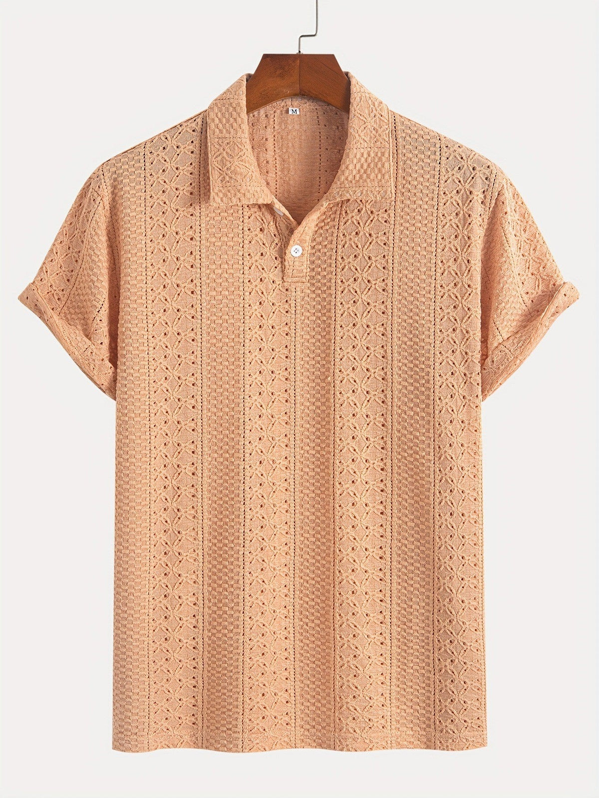 Cade knit polo shirt - Orange