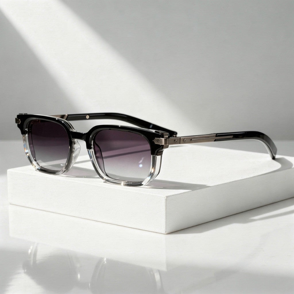 Cade rectangle sunglasses - Purple