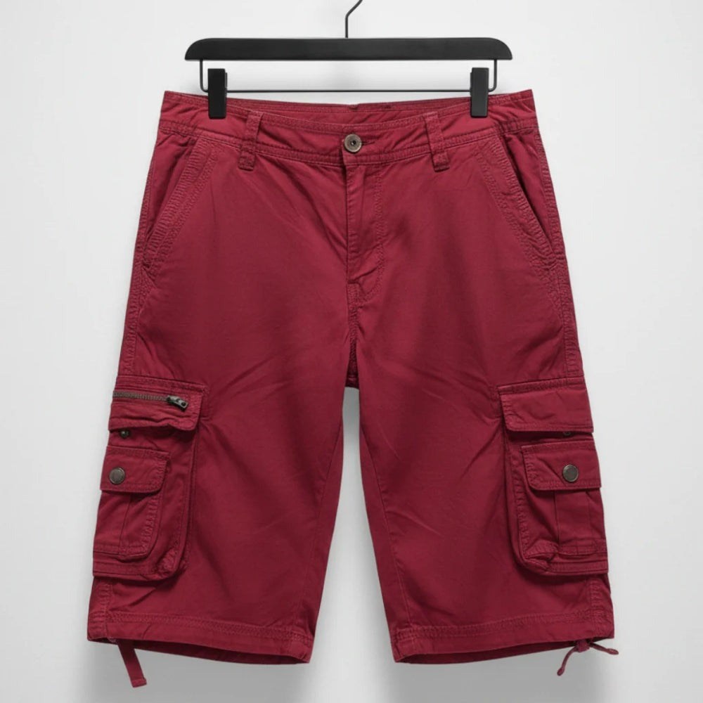 Cade cargo shorts - Red