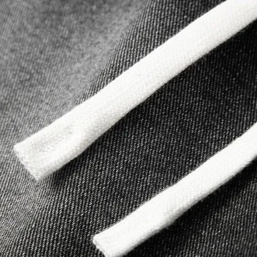 Cade denim shorts - drawstring detail