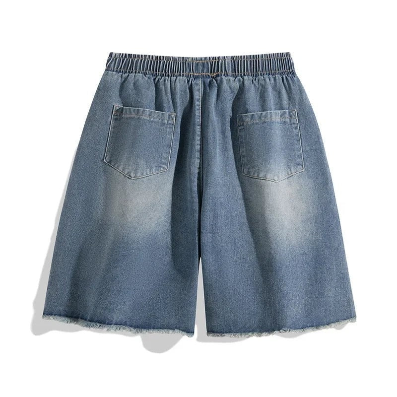 Cade denim shorts - Blue