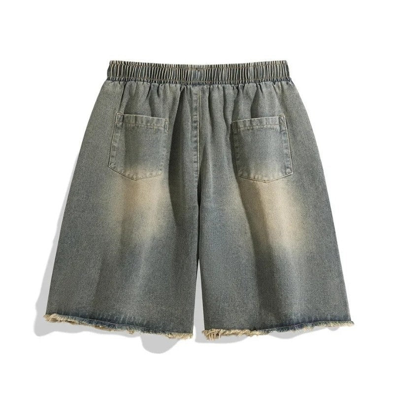 Cade denim shorts - Gray