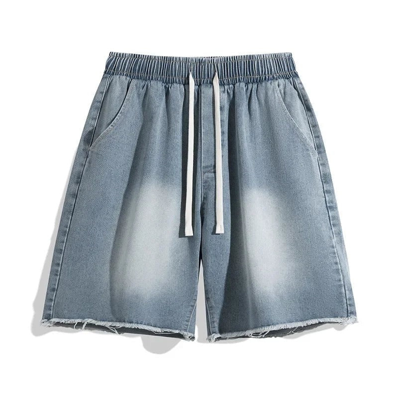 Cade denim shorts - Light Blue