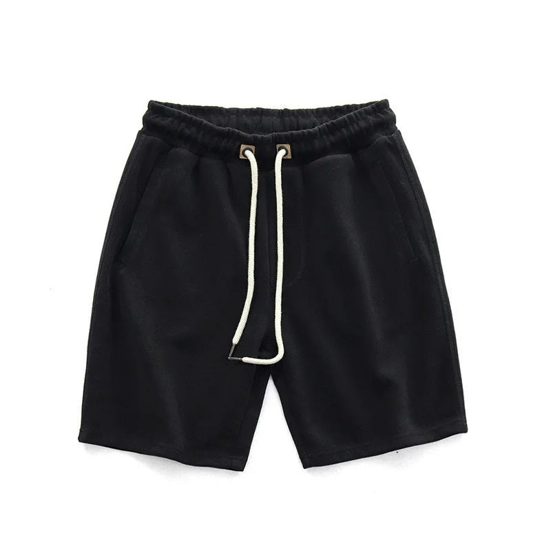 Cade drawstring summer shorts - Black