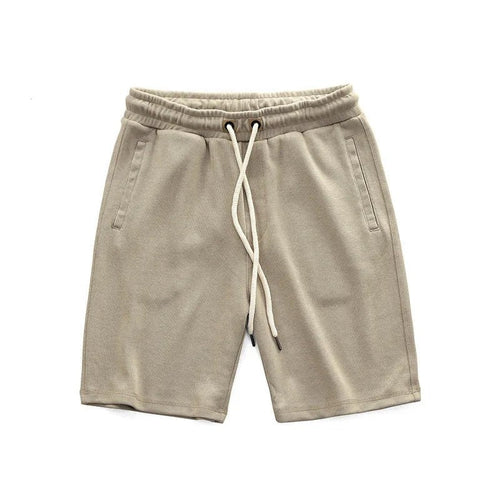 Cade drawstring summer shorts - Khaki