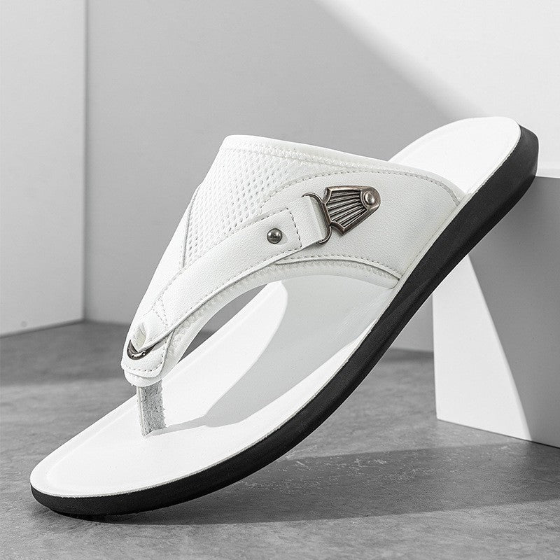 Cade thong sandals - White