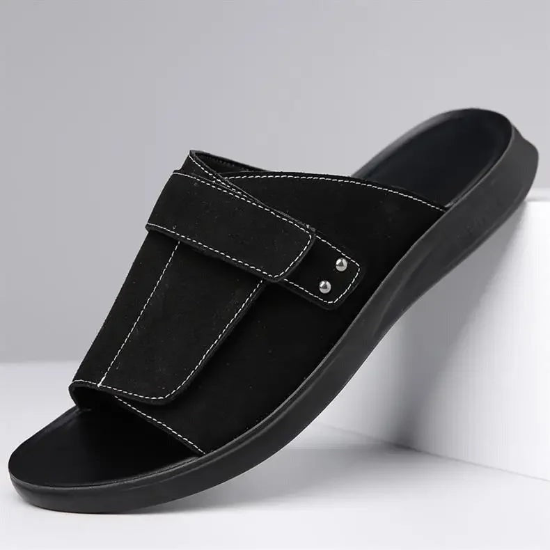 Carter suede sandals - Black