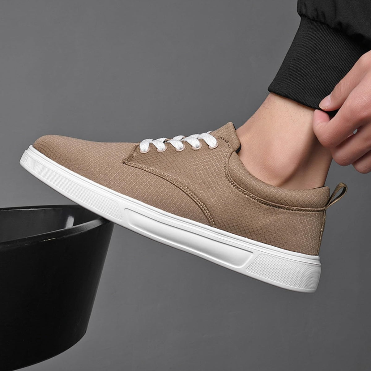 Carter canvas sneakers - Khaki