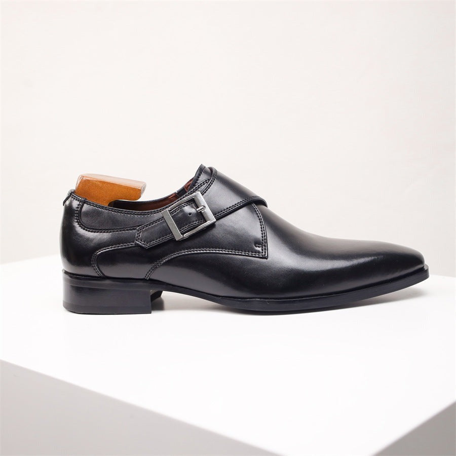 Carter monk strap shoes - Black