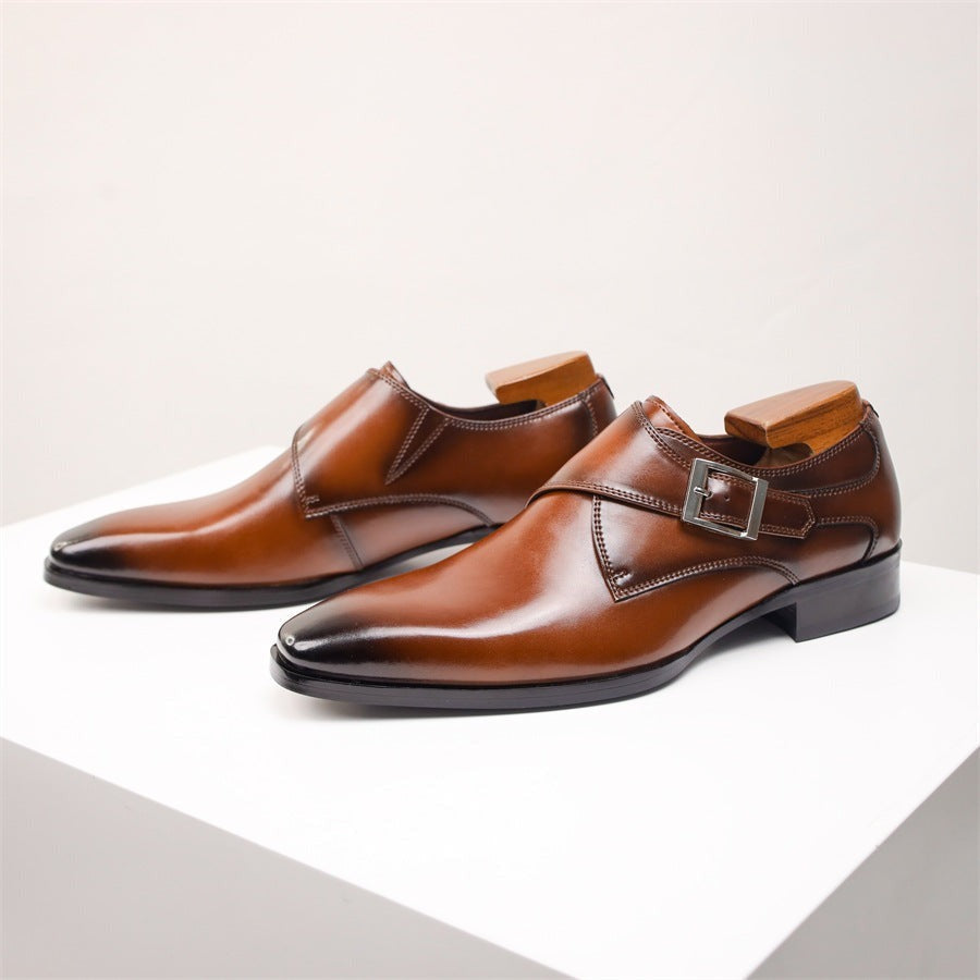 Carter monk strap shoes - Brown