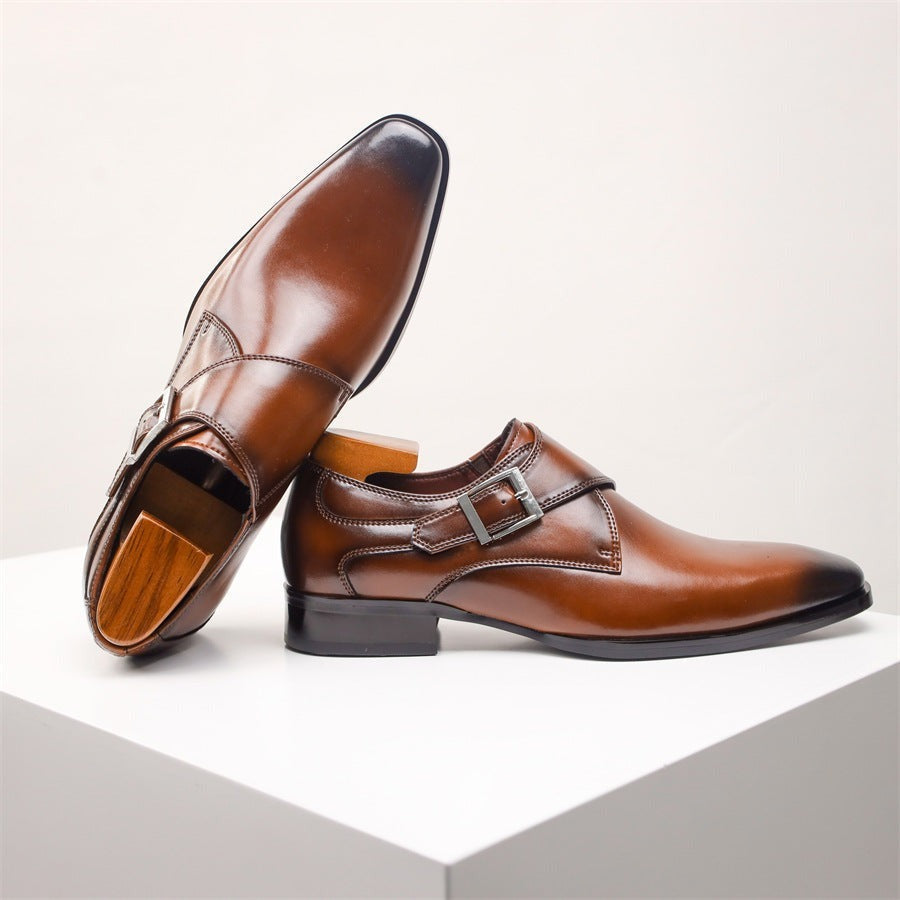 Carter monk strap shoes - Brown