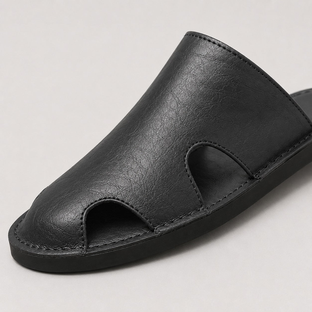 Carter Men's Designer Casual Summer Leather Sandals - Detail 3