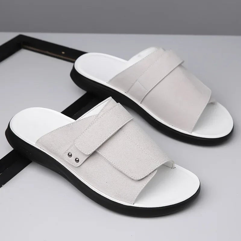 Carter suede sandals - White pair