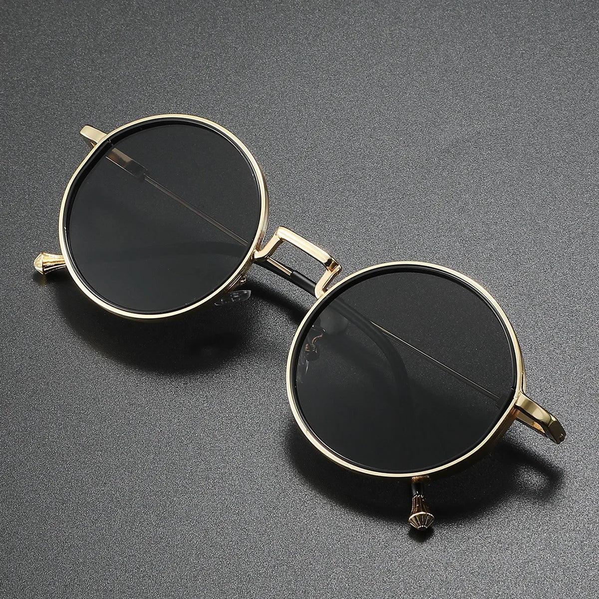 Colton round metal sunglasses - detail
