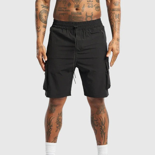 Cooper cargo shorts - Black detail view