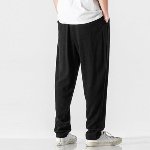 Cooper linen pants - Black back