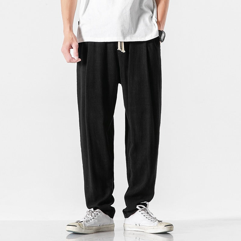 Cooper linen pants - Black
