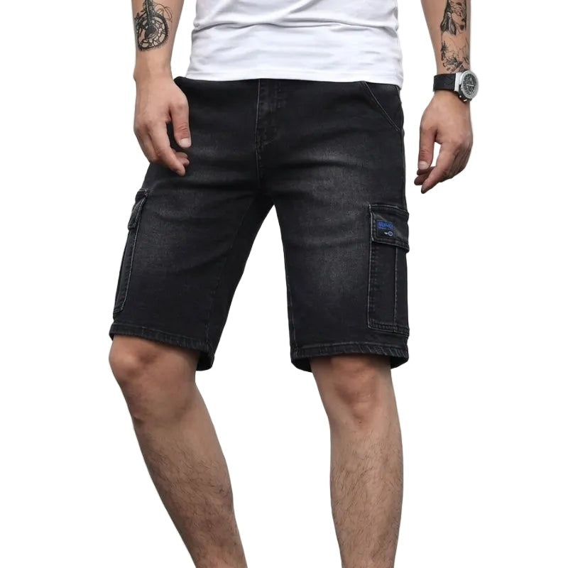 Cooper denim shorts - Black