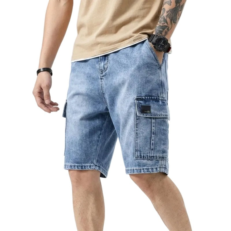 Cooper denim shorts - Blue