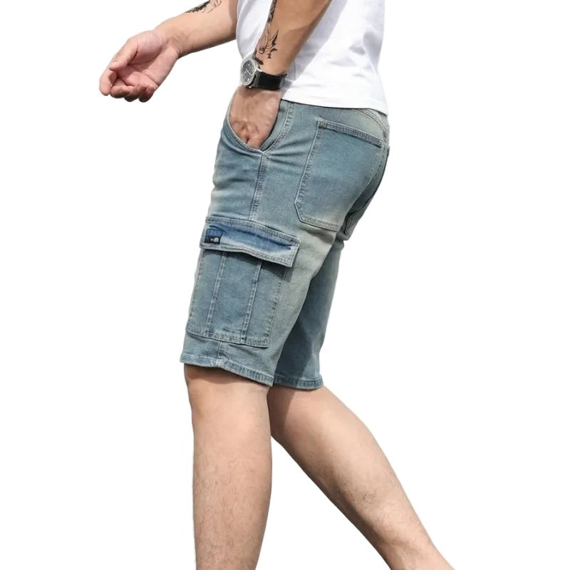 Cooper denim shorts - Light Blue alternate view