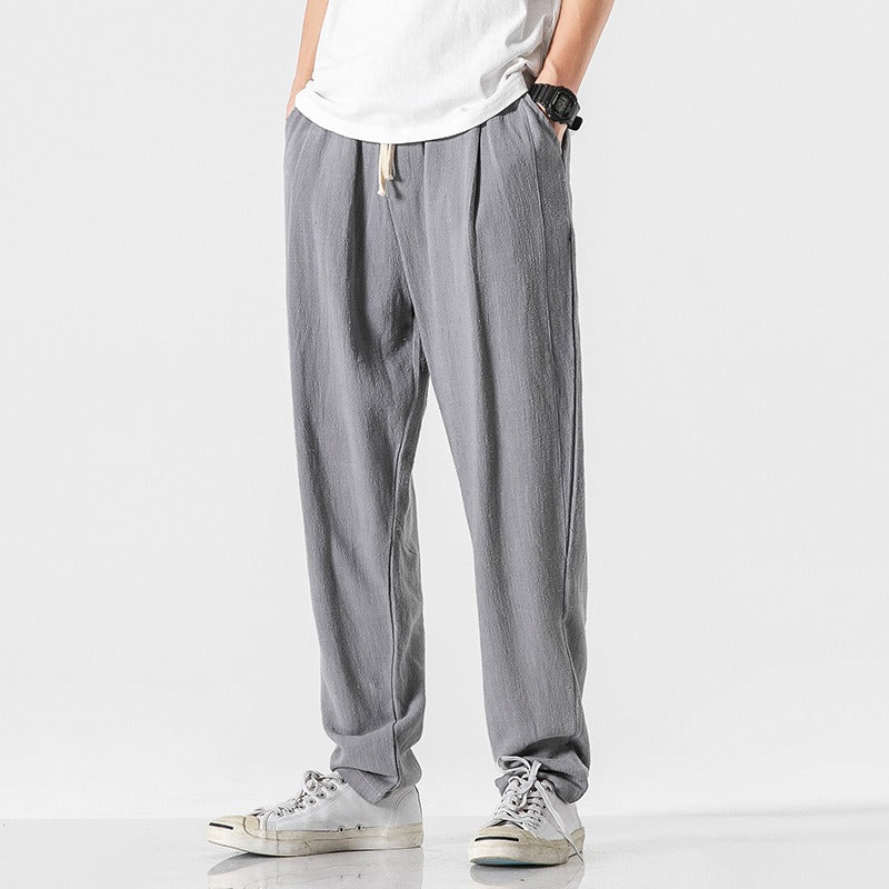 Cooper linen pants - Gray