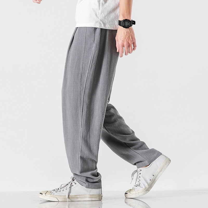 Cooper linen pants - Gray