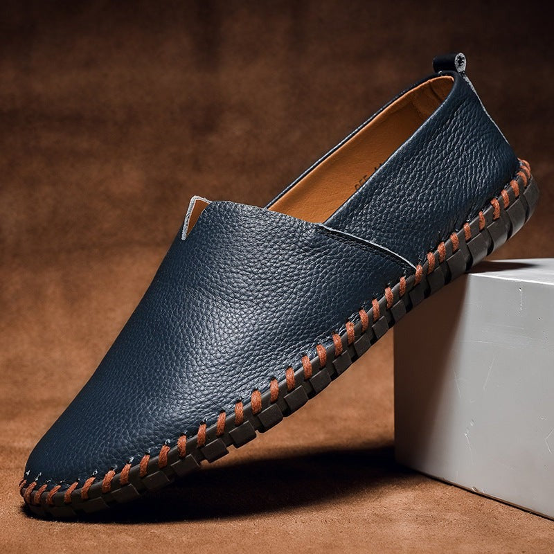 Cooper leather loafers - Blue