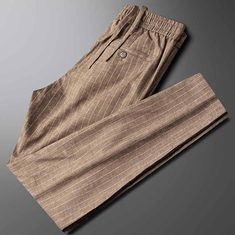 Cooper pinstripe pants - Brown