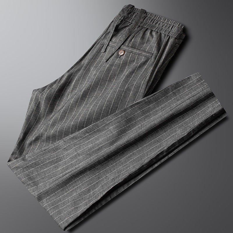 Cooper pinstripe pants - Gray