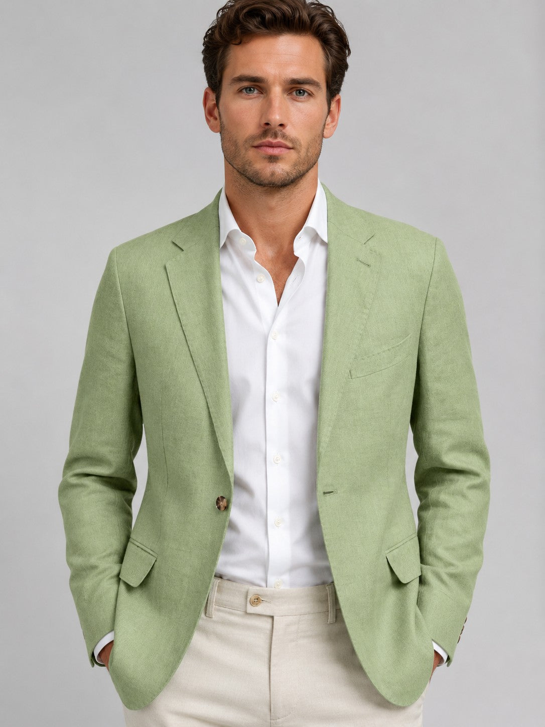 light green-blazer