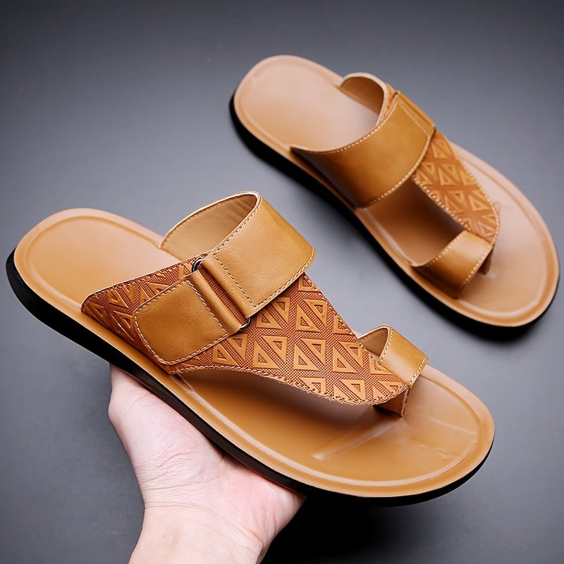 Daniel leather strappy sandals - Camel