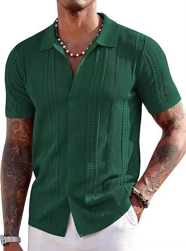 Daniel knit polo shirt - Green