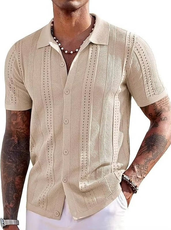 Daniel knit polo shirt - Khaki