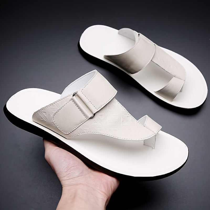 Daniel leather strappy sandals - White