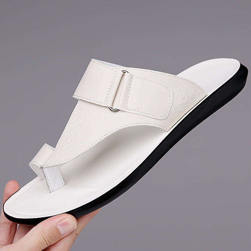 Daniel leather strappy sandals - White