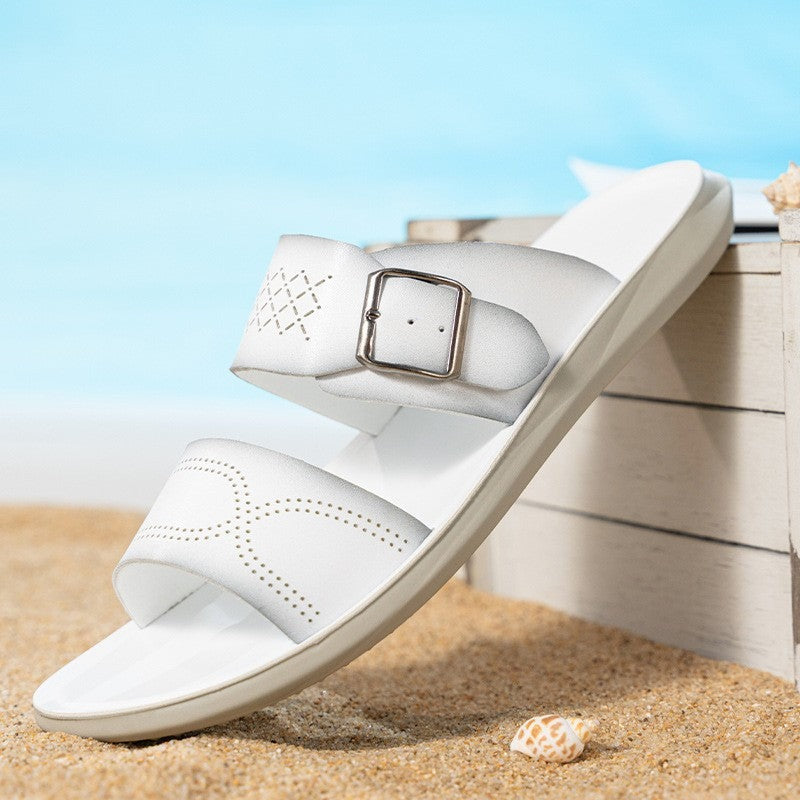 Dave beach sandals - White