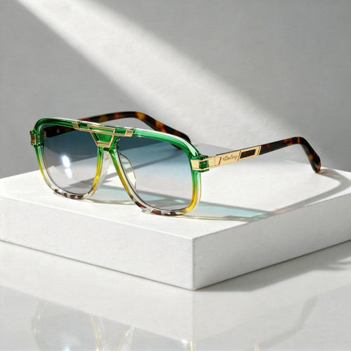 Felix square sunglasses - Green