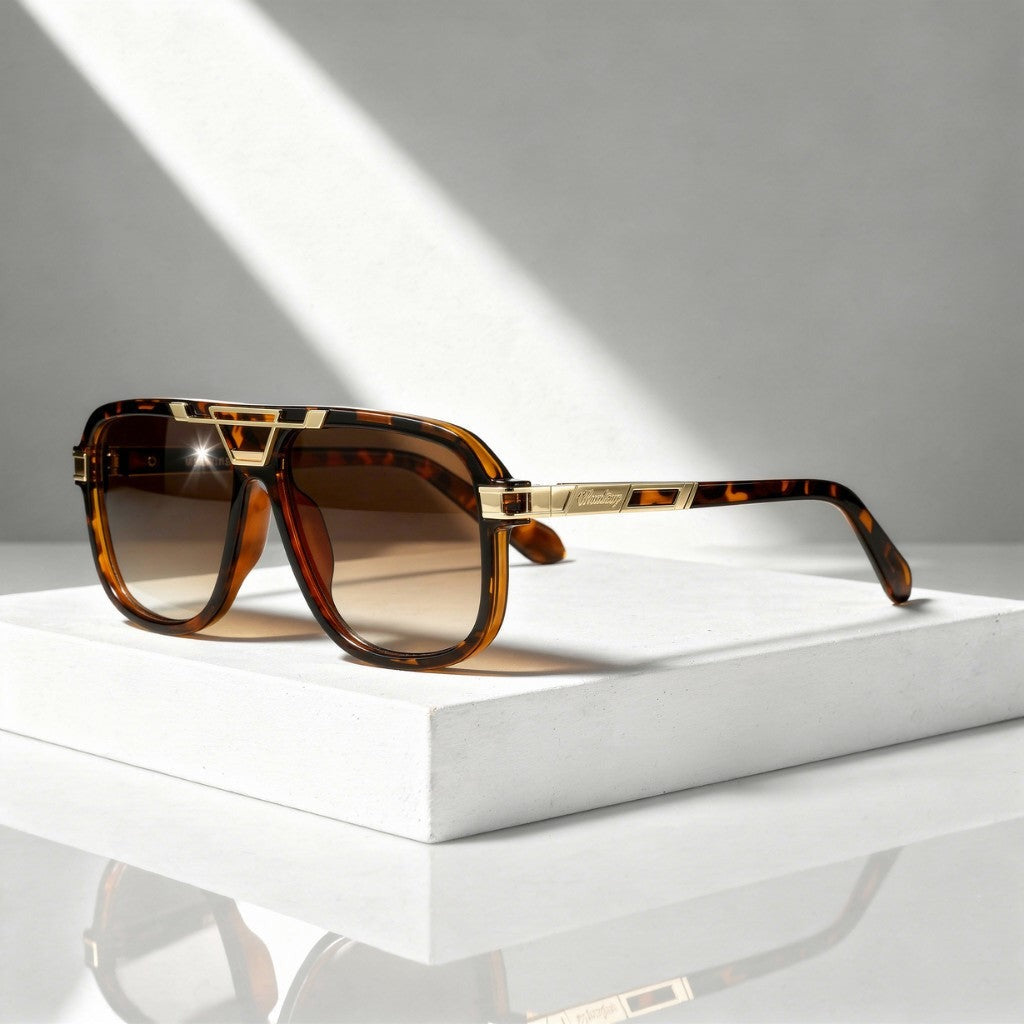 Felix square sunglasses - Tortoise