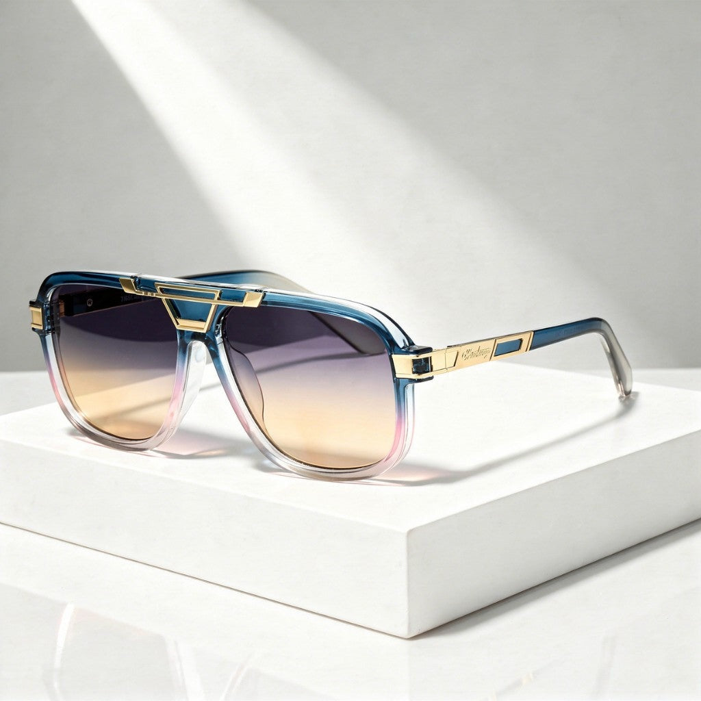 Felix square sunglasses - Yellow