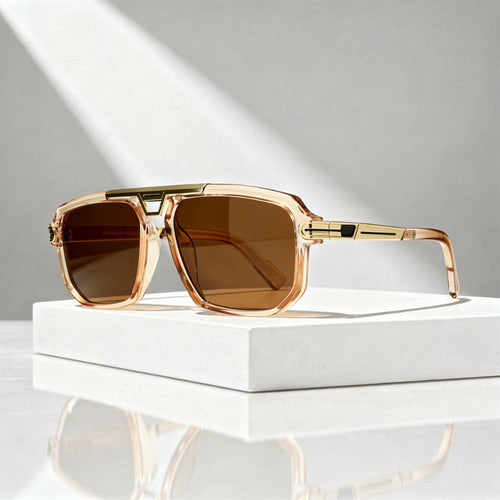 Flynn square sunglasses - Brown