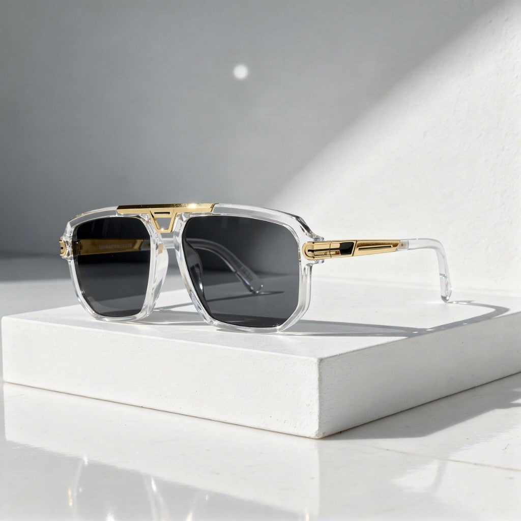 Flynn square sunglasses - Clear