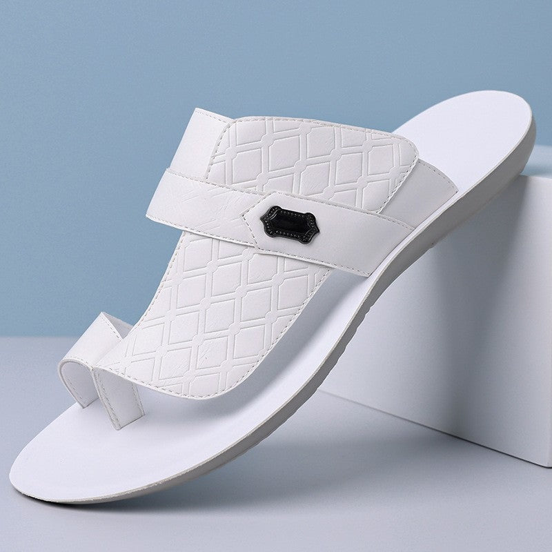 Flynn thong sandals - White