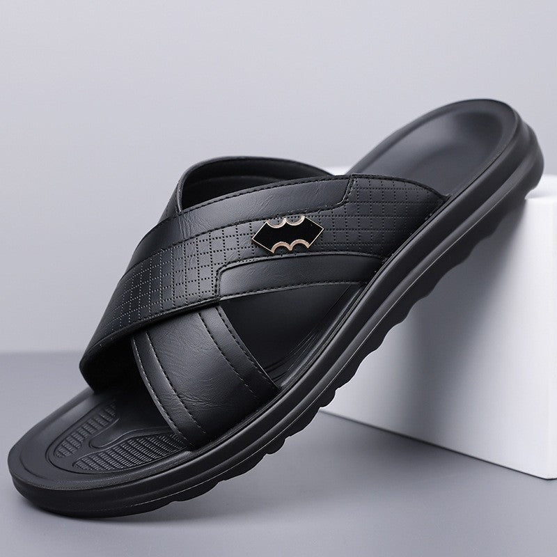 Flynn slide sandals - Black
